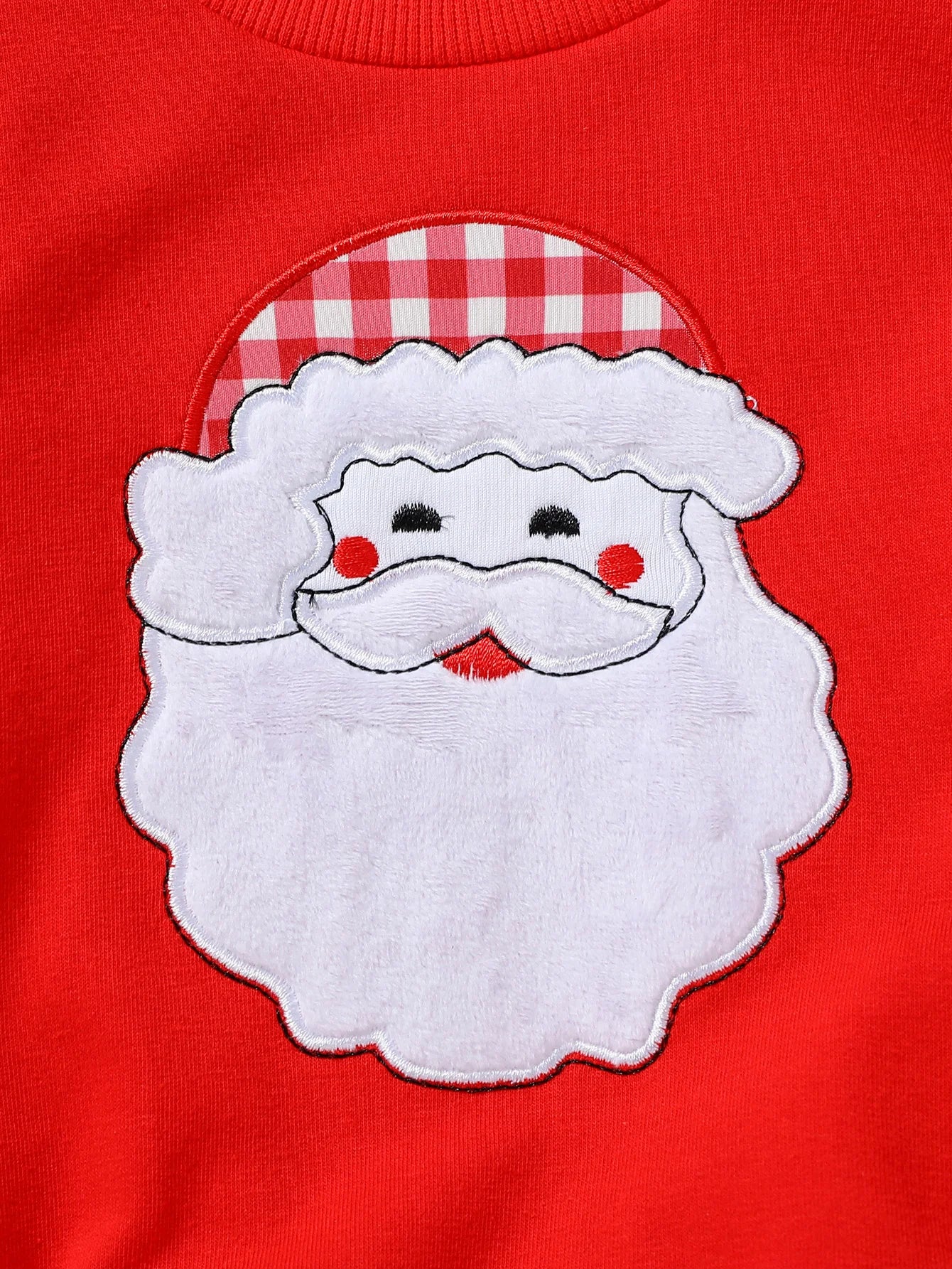 Infant Toddler Christmas Holiday Santa 2-Piece Pants Outfit