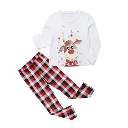 Festive Christmas Family Matching Pajamas Set for Dad, Mom & Kids