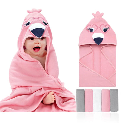 Animal Hooded Baby Towel