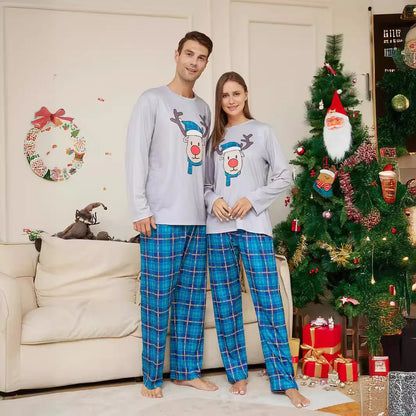 Christmas Holiday Reindeer Family Pajamas for Baby, Child, Mom and Dad