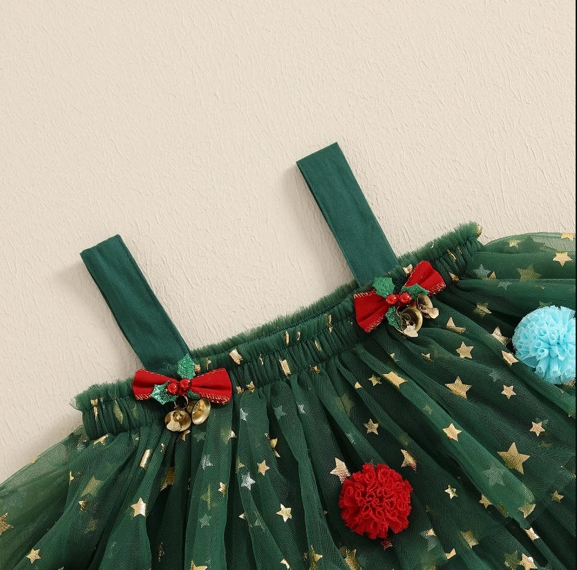 Baby/Girl Christmas Holiday Dress, Tulle