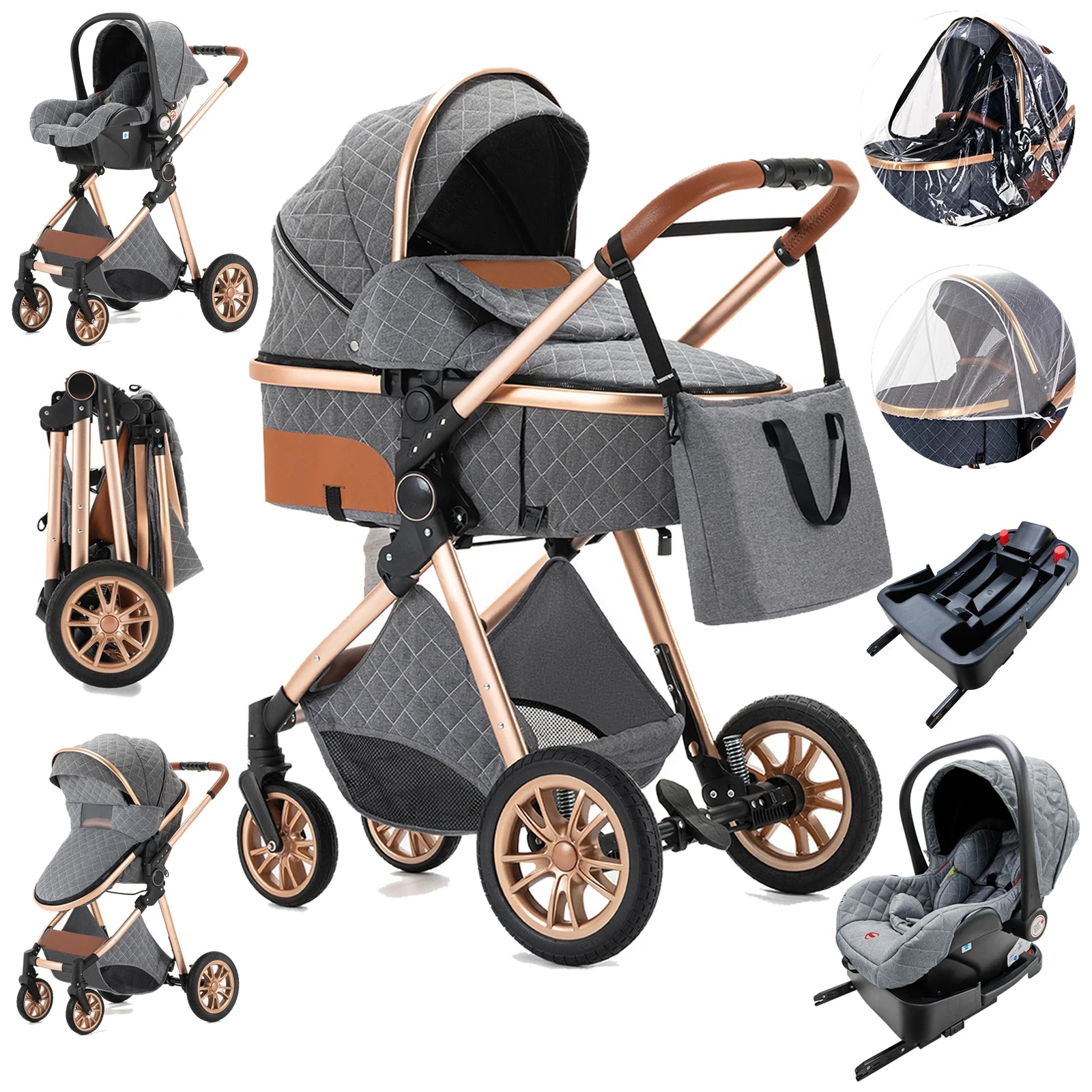 3 In 1 Portable Stroller littlegloboutique