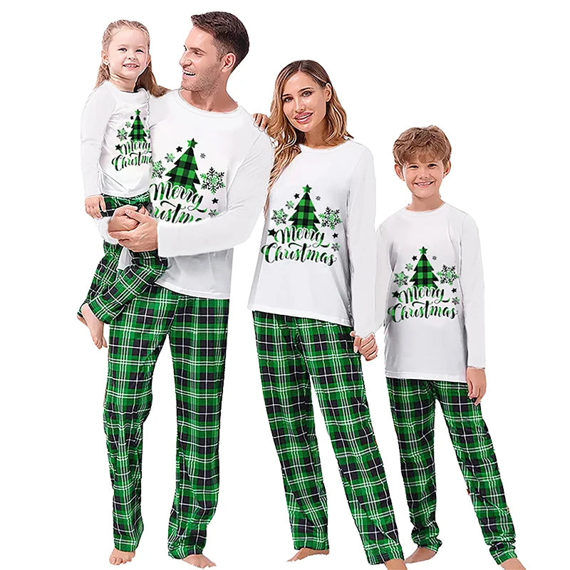 Matching Family Holiday Christmas Pajamas Mom, Dad, Brother,Sister, Baby