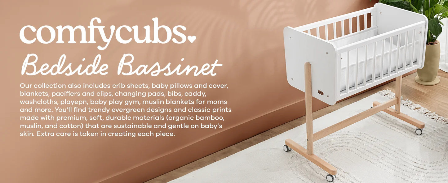 Wooden Bedside Bassinet Sleeper