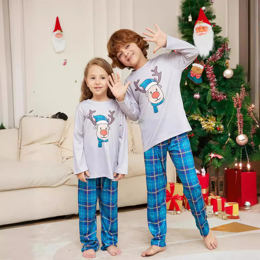 Christmas Holiday Reindeer Family Pajamas for Baby, Child, Mom and Dad